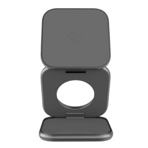 Mobile Origin 3in1 Qi2 25W UltraSlim sulenkiamas įkroviklis PW36 MagSafe Compatible Space pilkos spalvos - Image 12