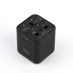 Mobile Origin Universal kelioninis įkroviklis PW30 EU/UK/US/AUS juodos spalvos - Image 10