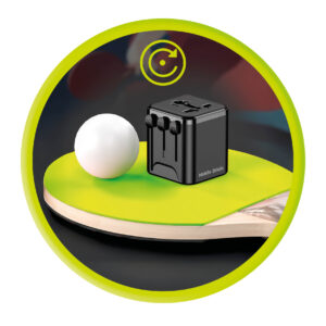 Mobile Origin Universal kelioninis įkroviklis PW30 EU/UK/US/AUS juodos spalvos - Image 5