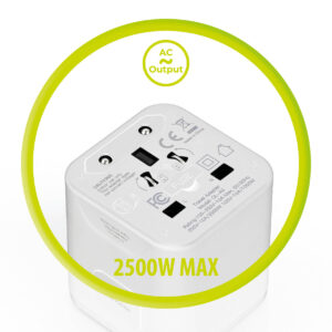 Mobile Origin Universal kelioninis įkroviklis PW30 EU/UK/US/AUS White - Image 6