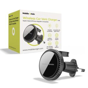 Mobile Origin belaidis Car Vent įkroviklis CA18, Apple Watch/iPhone MagSafe Compatible