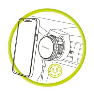 Mobile Origin belaidis Car Vent įkroviklis CA18, Apple Watch/iPhone MagSafe Compatible - Image 6