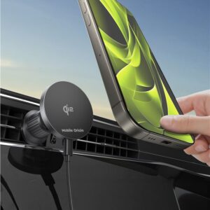 Mobile Origin belaidis Metal automobilinis įkroviklis CA14 - Image 3