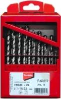 MAKITA HSS-G metalo grąžtų rinkinys 25 vnt.