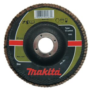 MAKITA LAMELINIS ŠLIFAVIMO DISKAS SI CARBID 125x22,23mm P 40 AKMENIUI, KERAMIKAI, PLASTIKUI