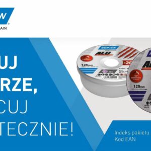 NORTON Pjovimo diskas aliuminiui 125mm x 1,0mm x 22,23mm /20vnt. DĖŽUTĖ