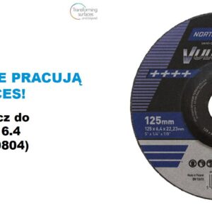 NORTON DISKAS VULCAN 125 x 6,4 A30P METALUI /25vnt.