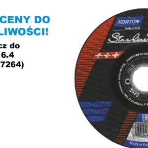 NORTON DISKAS STARLINE 125 x 6,4 A24Q-BF27 METALUI /25vnt.
