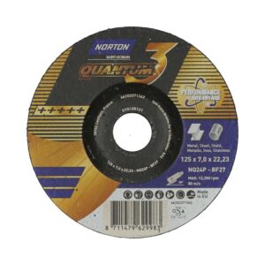 NORTON DISKAS QUANTUM 125 x 7.0 x 22.2mm METALUI