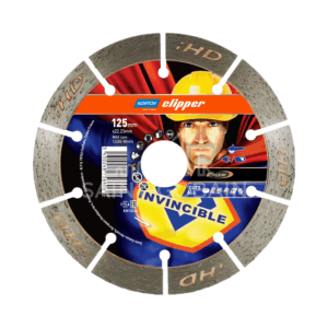 NORTON DEIMANTINIS DISKAS SEGMENTINIS 125mm INVICIBLE CUTS ALL