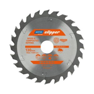 NORTON DISKINIS PJŪKLAS 130mm x 20mm x 24z MEDIENAI IR KOMPOZITAMS ATB (2,6 / 1,6)