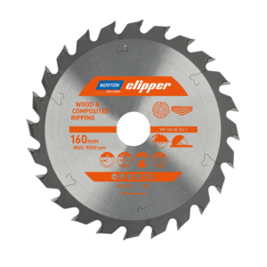 NORTON DISKINIS PJŪKLAS 160mm x 20mm x 24z MEDIENAI IR KOMPOZITAMS ATB (1,8 / 1,2) - Image 1