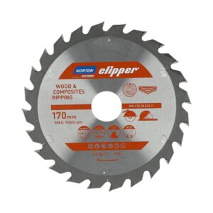 NORTON DISKINIS PJŪKLAS 170mm x 30mm x 24z MEDIENAI IR KOMPOZITAMS ATB (2,6 / 1,6)