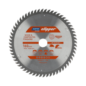 NORTON DISKINIS PJŪKLAS 160mm x 20mm x 60z MEDIENAI IR KOMPOZITAMS ATB (2,2 / 1,6)