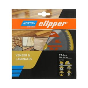 NORTON DISKINIS PJŪKLAS 216mm x 30mm x 60z LAMINATUI IR FANERUOTEI (2,6/1,8)