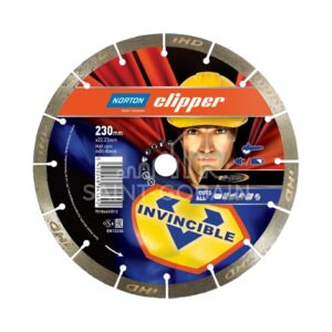 NORTON DEIMANTINIS DISKAS SEGMENTINIS 230mm INVICIBLE CUTS ALL