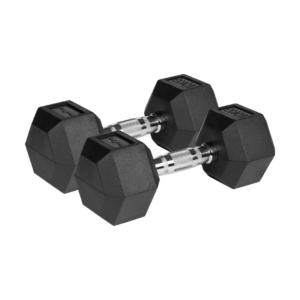 REBEL ACTIVE Hantle żeliwne gumowane 2x10 kg - Image 2