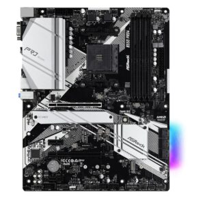 Asrock B550 Pro4 AM4 lizdas ATX AMD B550 - Image 2