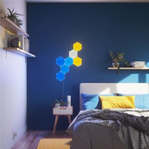 Nanoleaf | Shapes Hexagons Starter Kit (9 panels) | 16M+ - Image 9