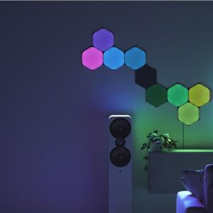 Nanoleaf | Shapes Black Hexagon Expansion pack (3 panels) | 42 W | WiFi - Image 16