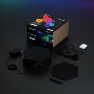Nanoleaf Shapes Black Hexagons Starter Kit 9PK - Image 14