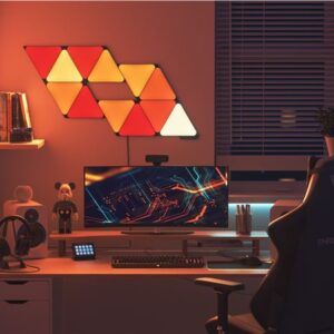 Nanoleaf | Shapes Black Triangles Expansion Pack (3 panels) | 42 W | WiFi - Image 17