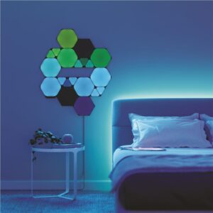 Nanoleaf Shapes Black Mini Triangles Expansion Pack 10PK - Image 5