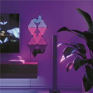 Nanoleaf Shapes Black Mini Triangles Expansion Pack 10PK - Image 8