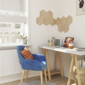 Nanoleaf | Elements Wood Look Hexagons Expansion Pack (3 panels) | Cool White + Warm White - Image 15