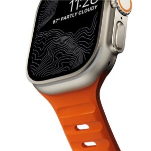 Nomad Sport apyrankė M/L, oranžinės spalvos - Apple Watch Ultra 2/1 (49mm) 9/8/7 (45mm)/6/SE/5/4 (44mm)/3/2/1 (42mm) - Image 8