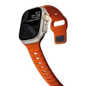 Nomad Sport apyrankė M/L, oranžinės spalvos - Apple Watch Ultra 2/1 (49mm) 9/8/7 (45mm)/6/SE/5/4 (44mm)/3/2/1 (42mm) - Image 4