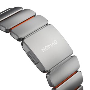 Nomad Stratos apyrankė Natural Titanium Ultra oranžinės spalvos FKM AW 45/46/49mm - Image 19