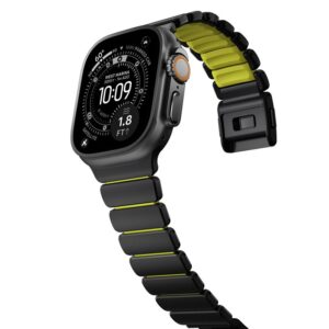 Nomad Stratos apyrankė juodos spalvos Titanium Volt FKM AW 45/46/49mm - Image 17