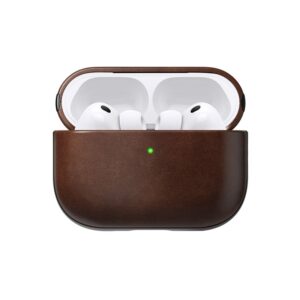 Nomad Modern Leather dėklas, rustic rudos spalvos (Horween) - Apple AirPods Pro 3