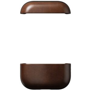 Nomad Modern Leather dėklas, rustic rudos spalvos (Horween) - Apple AirPods Pro 3 - Image 3