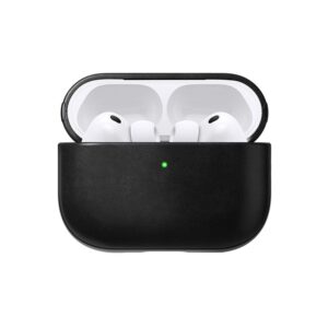 Nomad Modern Leather dėklas, juodos spalvos (Horween) - Apple AirPods Pro 3