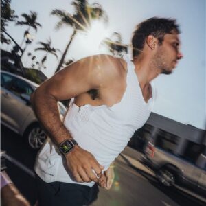 Nomad Tempo apyrankė, juodos spalvos - Apple Watch 45mm / 46mm - Image 17