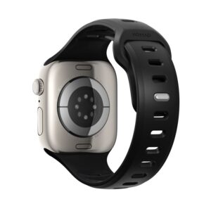 Nomad Tempo apyrankė, juodos spalvos - Apple Watch 45mm / 46mm - Image 9