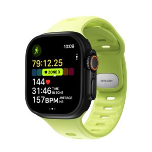 Nomad Tempo apyrankė, lime - Apple Watch 49mm / Ultra