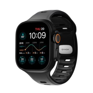 Nomad Tempo apyrankė, juodos spalvos - Apple Watch 49mm / Ultra