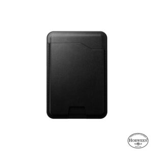 Nomad Leather Mag Wallet with Find My Tracking, juodos spalvos