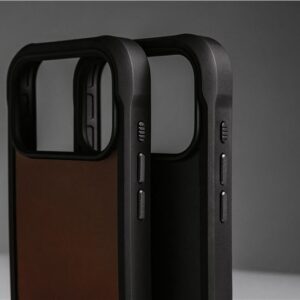 Nomad Modern Leather dėklas, rustic rudos spalvos (Horween) - Apple iPhone 17 Pro - Image 2