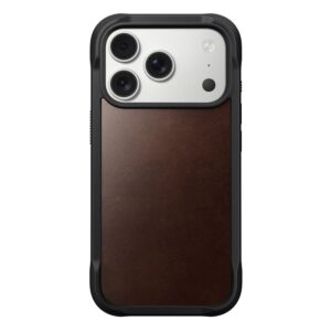 Nomad Modern Leather dėklas, rustic rudos spalvos (Horween) - Apple iPhone 17 Pro - Image 3