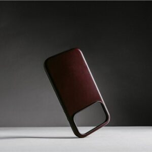 Nomad Modern Leather dėklas, burgundy (Horween) - Apple iPhone 17 Pro Max - Image 15