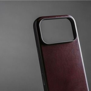 Nomad Modern Leather dėklas, burgundy (Horween) - Apple iPhone 17 Pro Max - Image 9