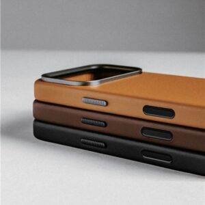 Nomad Traditional Leather dėklas, rustic rudos spalvos (Horween) - Apple iPhone 17 Pro - Image 8