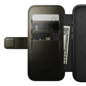 Nomad Leather dėklas, žalios spalvos chrome - Apple iPhone 16 Pro - Image 14