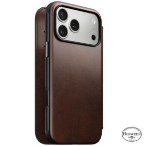 Nomad Modern Leather dėklas, rustic rudos spalvos (Horween) - Apple iPhone 17 Pro Max - Image 2