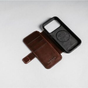 Nomad Modern Leather dėklas, rustic rudos spalvos (Horween) - Apple iPhone 17 Pro Max - Image 8