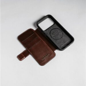 Nomad Modern Leather dėklas, rustic rudos spalvos (Horween) - Apple iPhone 17 Pro Max - Image 19